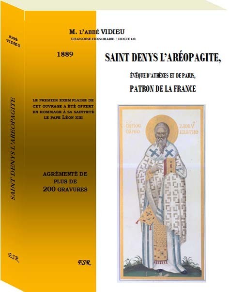 SAINT DENYS L'AREOPAGYTE, évêque d'Athènes et de Paris, patron de la France