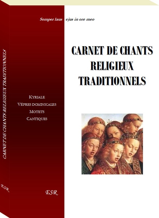 CARNET DE CHANTS RELIGIEUX TRADITIONNELS