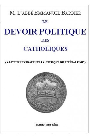 LE DEVOIR POLITIQUE DES CATHOLIQUES