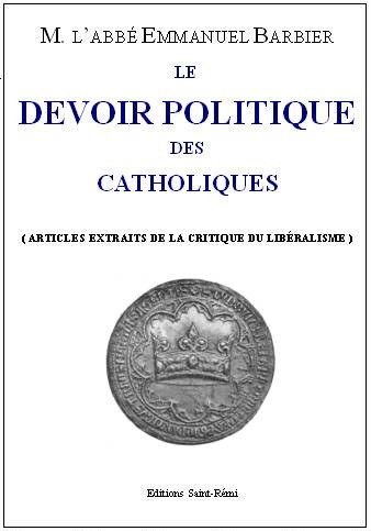 LE DEVOIR POLITIQUE DES CATHOLIQUES