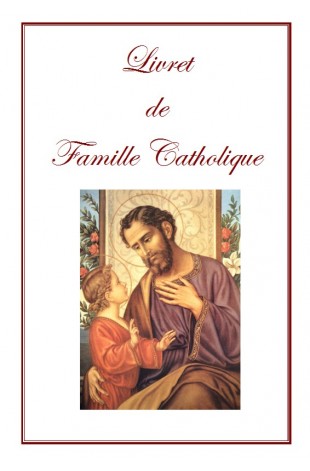 LIVRET DE FAMILLE CATHOLIQUE